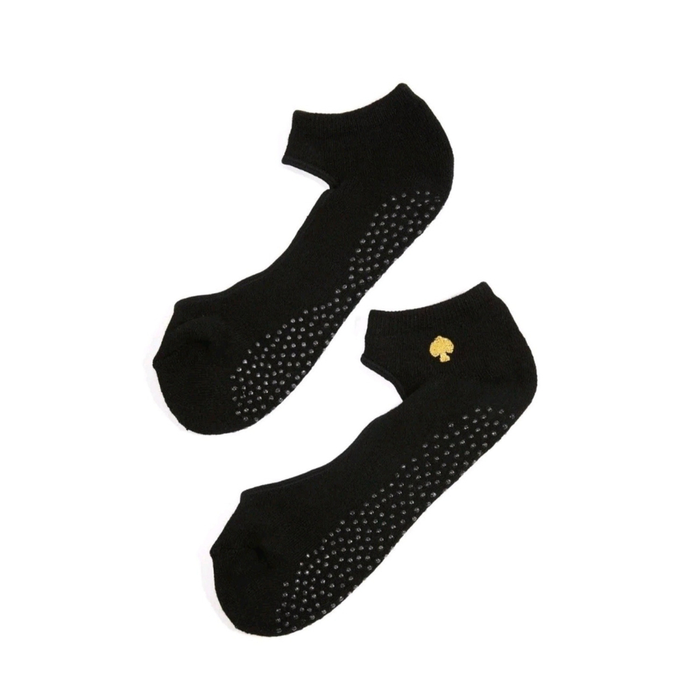 Kate Spade Women Black Barre Yoga Ballet Pilates Gym Socks - One Size - 2 Pairs - Picture 6 of 10